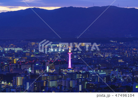 京都 京都タワー 夜景 京都 京都タワー 夜景 47496104