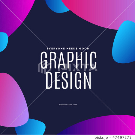 Abstract design of colourful vector elements for modern black background with soft shapes. Abstract design of colourful vector elements for modern black background with soft shapes. 47497275