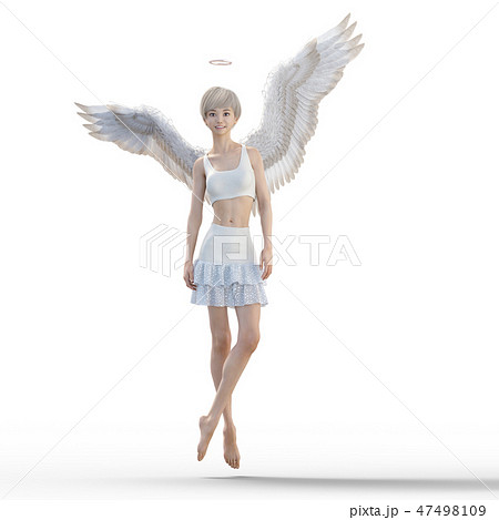 リアルな天使 Perming3dcg イラスト素材のイラスト素材 47498109 Pixta