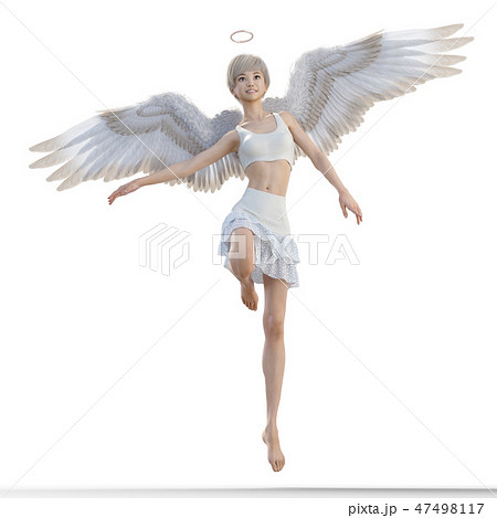 リアルな天使 Perming3dcg イラスト素材のイラスト素材 47498117 Pixta