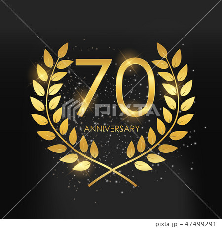 Template Logo 70 Years Anniversary Vector  47499291