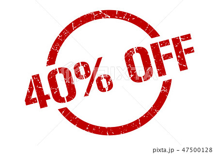 40% off stamp 40% off stamp 47500128