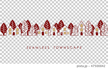 Seamless city drawing illustrations Seamless city drawing illustrations 47500842