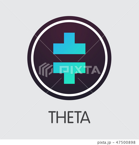 THETA - Theta. The Icon of Cryptocurrency or Market Emblem. THETA - Theta. The Icon of Cryptocurrency or Market Emblem. 47500898