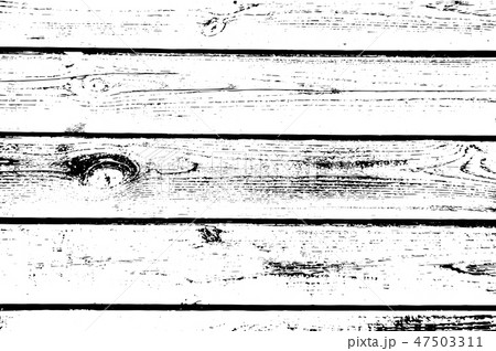 Distressed wooden planks overlay texture. Vector illustration. Wood grain background. 47503311