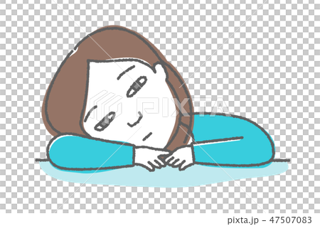 ぼんやりする女性 47507083