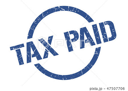 tax paid stamp 47507706