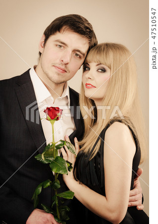 Happy elegant couple lovers. Happy elegant couple lovers. 47510547
