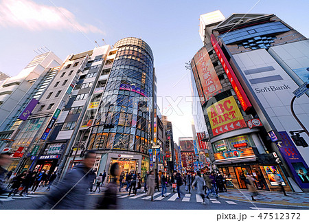 日本の東京都市景観 東京・渋谷の「道玄坂二丁目東」周辺(歩行者天国) 日本の東京都市景観 東京・渋谷の「道玄坂二丁目東」周辺(歩行者天国) 47512372