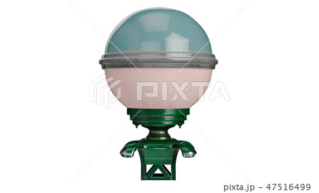 Post pillar street light, close view 47516499
