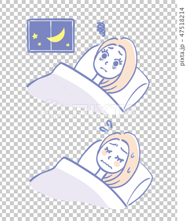 Insomnia sleepy women Insomnia sleepy women 47518214