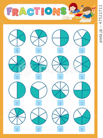 A math fraction worksheet A math fraction worksheet 47522711