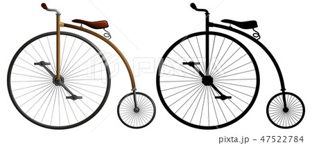 A high wheeler bike 47522784