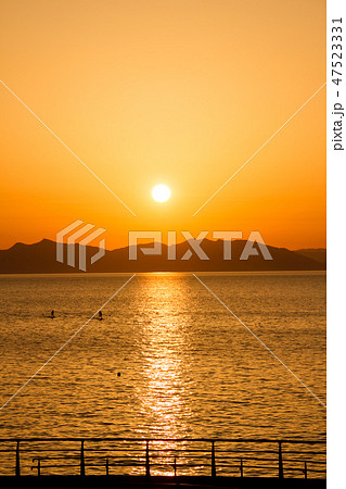 春の湯の児温泉の夕暮れ２ 47523331