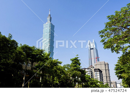 Taipei 101 Skyscraper in Taipei, TAIWAN. 47524724