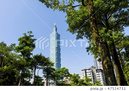 Taipei 101 Skyscraper in Taipei, TAIWAN. 47524731