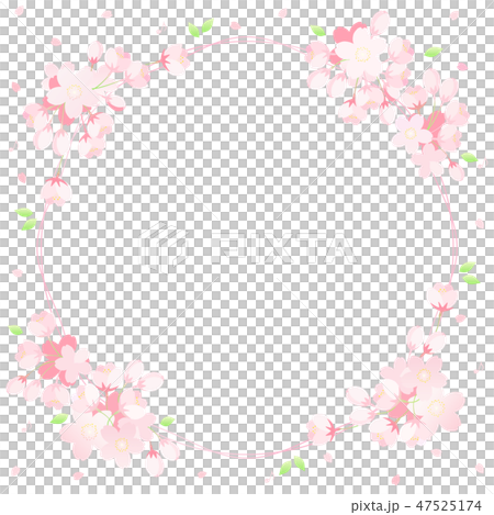 Cherry blossoms and notes frame Cherry blossoms and notes frame 47525174