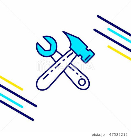 Labour day icon with light background with yellow Labour day icon with light background with yellow 47525212