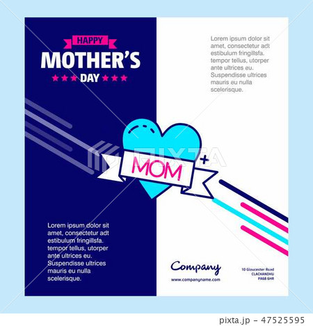 Mother's day typographic design with unique deisgn 47525595