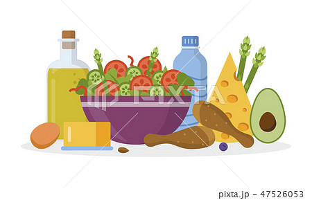 Keto diet concept 47526053