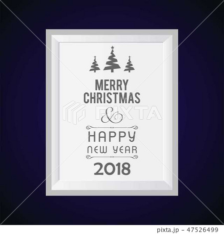 Christmas card with dark purple background 47526499