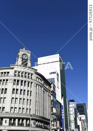 日本の東京都市景観　東京・銀座 47526913