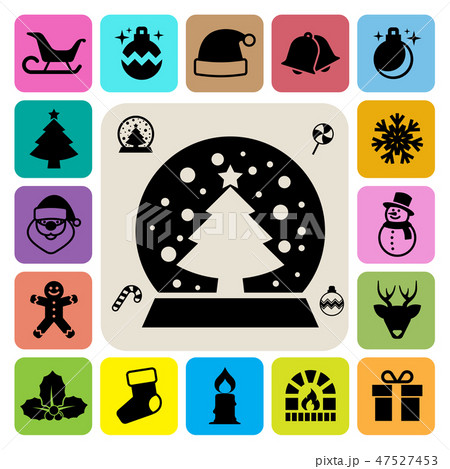 Christmas icon set Christmas icon set 47527453