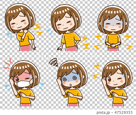 病状　セット 47529355