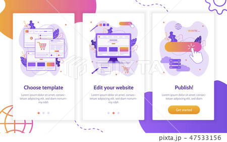 Website builder concept 47533156