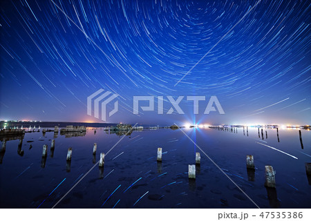 Lake at night Lake at night 47535386