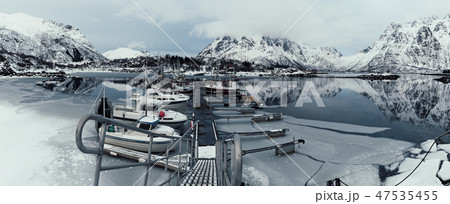 Winter Norway lake Winter Norway lake 47535455