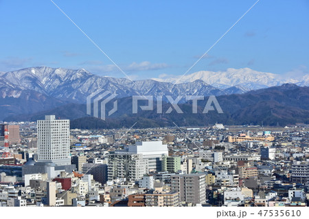 福井市風景　【白山，日の出，城東方面】 47535610