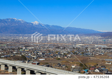 リニアの見える丘から望む甲府盆地 リニアの見える丘から望む甲府盆地 47536268