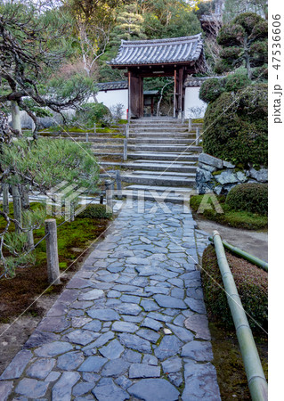 冬の京都の一休寺 47536606