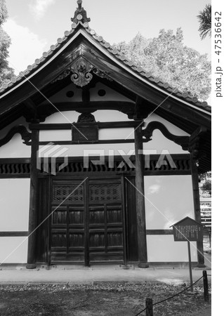 冬の京都の一休寺 47536642