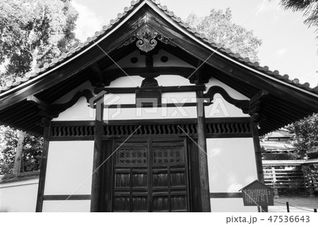冬の京都の一休寺 47536643