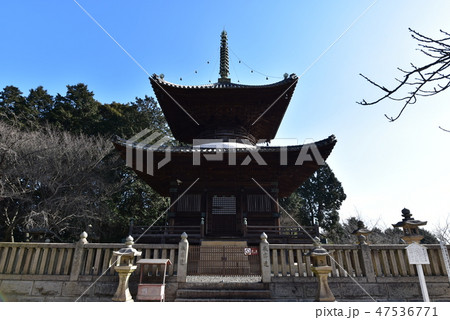 【中国三十三観音霊場】第六番　蓮台寺多宝塔の西面　岡山県倉敷市 47536771