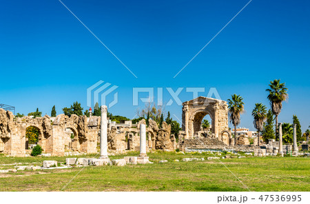 Roman Aqueduct in Tyre, Lebanon Roman Aqueduct in Tyre, Lebanon 47536995