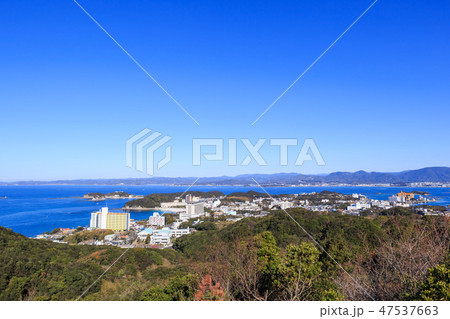 平草原展望台から見た白浜温泉街　和歌山県 47537663