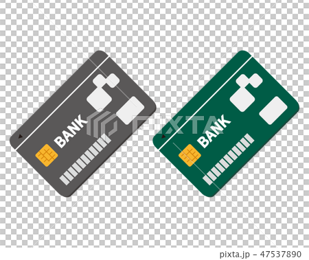 キャッシュカード　クレジットカード　CARD　銀行　アイコン 47537890