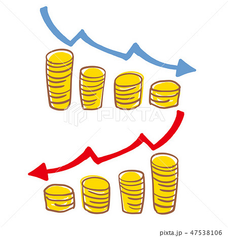お金が増える溜まるのイラスト素材