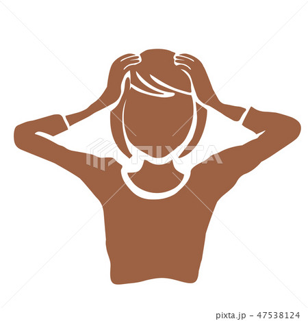 悩む女性 47538124