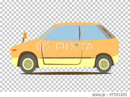 レトロな軽自動車 ツートンカラー 自動車イラスト レトロな軽自動車 ツートンカラー 自動車イラスト 47541203