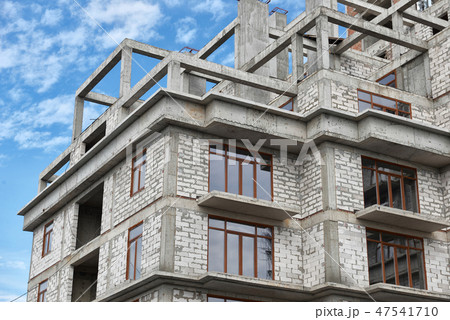 new building under construction, scaffolding 47541710