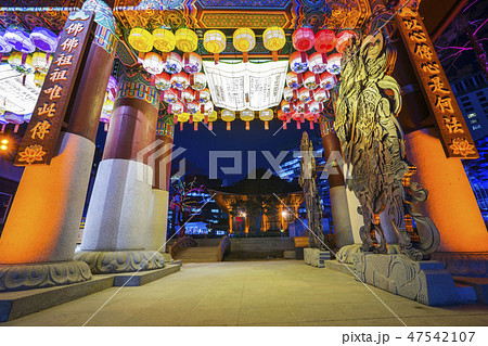 曹渓寺 夜景 日ご注文 47542107