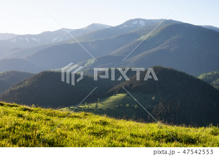 Mountains at the morning time. Mountains at the morning time. 47542553