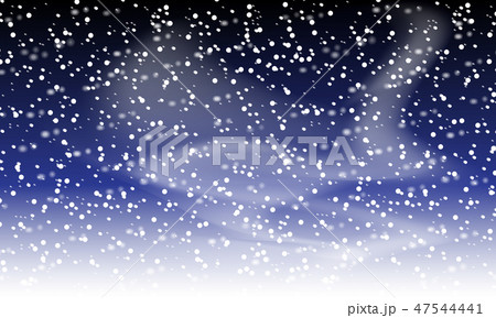 Falling snow background. Landscape with snowfall. Falling snow background. Landscape with snowfall. 47544441