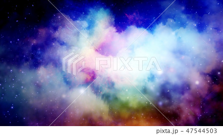3D rendering of star nebula and galaxies 3D rendering of star nebula and galaxies 47544503