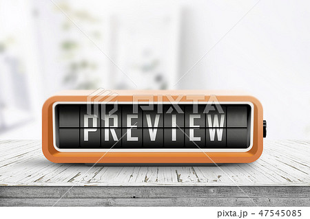 Preview sign in form of a retro alarm clock Preview sign in form of a retro alarm clock 47545085