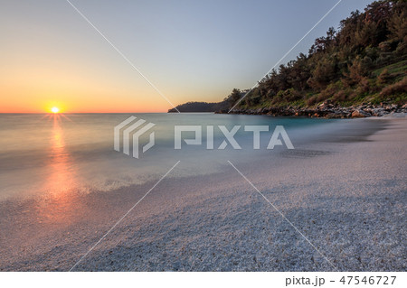 Marble beach (Saliara beach), Thassos, Greece 47546727
